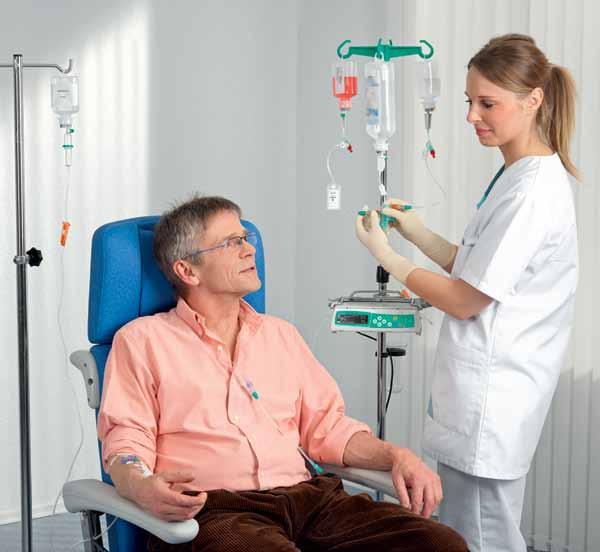 Uzavřený systém během přípravy, od podání až po likvidaci Během manipulace zůstávají všechna spojení bez kontaktu s cytotoxickým přípravkem Rychlé, jednoduché a bezpečné naplnění Bezjehlový systém