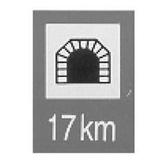 07/sv. 8 327 PŘÍLOHA III 1. Obecné požadavky Dopravní značení tunelů Pro tunely jsou užívány následující dopravní značky a symboly.