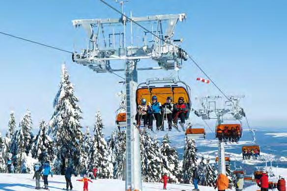 Nedaleký Skiareál Klínovec je největší lyžařské středisko Krušných hor a největším lyžařsky propojeným areálem v České republice.