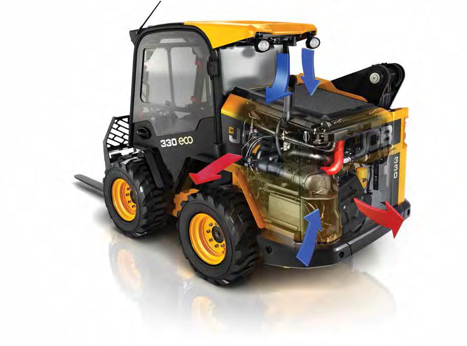 ROZUMNÁ INVESTICE MOTOR DIESEL JCB/KOHLER Koové: 135, 155, 175, 190, 205 Pásové: 150T, 190T, 205T 6 7 Více za své peníze.