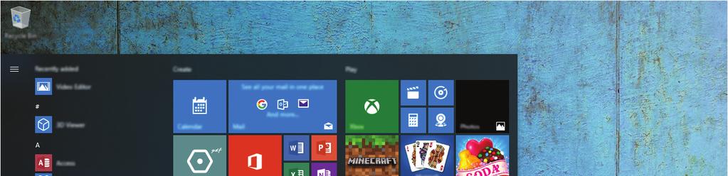 Uživatelské rozhraní Windows 1 2 3 4 5 6 7 8 9 10 1. Účet Změna nastavení účtu, uzamčení počítače nebo odhlášení z aktuálního účtu. 2. Nastavení Spustí Nastavení.