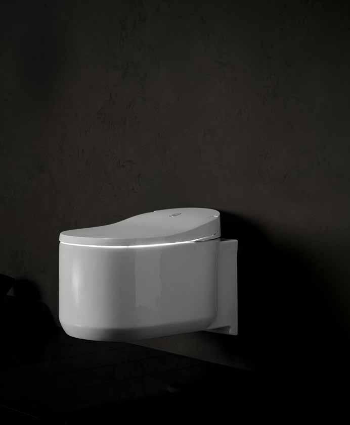 DOKONALOST INTELIGENTNÍ ČISTOTY DVĚ ODDĚLENÁ SPRCHOVÁ RAMENA Sprchová toaleta Sensia