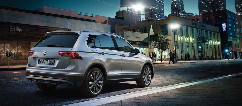 02 Zvýrazňují vzhled vozu: Tiguan v linii výbavy Highline zaujme velmi kvalitními designovými detaily.
