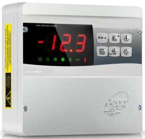 TOTALINE Elektrické rozvaděče TTL 200 Base 230/1/50-60Hz Rozměry: 203 x 193 x 79 mm Krytí: IP65. Prostorová sonda a sonda pro výparník je přibalena.