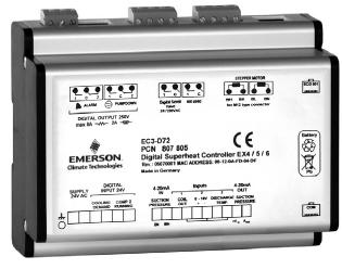 Kompletní ovládaní přehřátí (bez ventilu a modulu displeje) Model Regulátor Terminál Označení Katalogové Cena Alco Kit EC3-X33 (808 036) EC3-X33 (807 783) K03-X33 (807 645) - Kit EC3-X32 TCP/IP (808