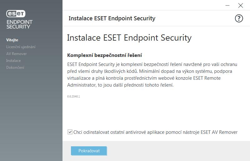 Použijte nástroje pro správu jako je GPO nebo SCCM pro nasazení Nasazení prostřednictvím GPO a SCCM ESET Management Agenta a ESET Endpoint Security na klientské stanice.