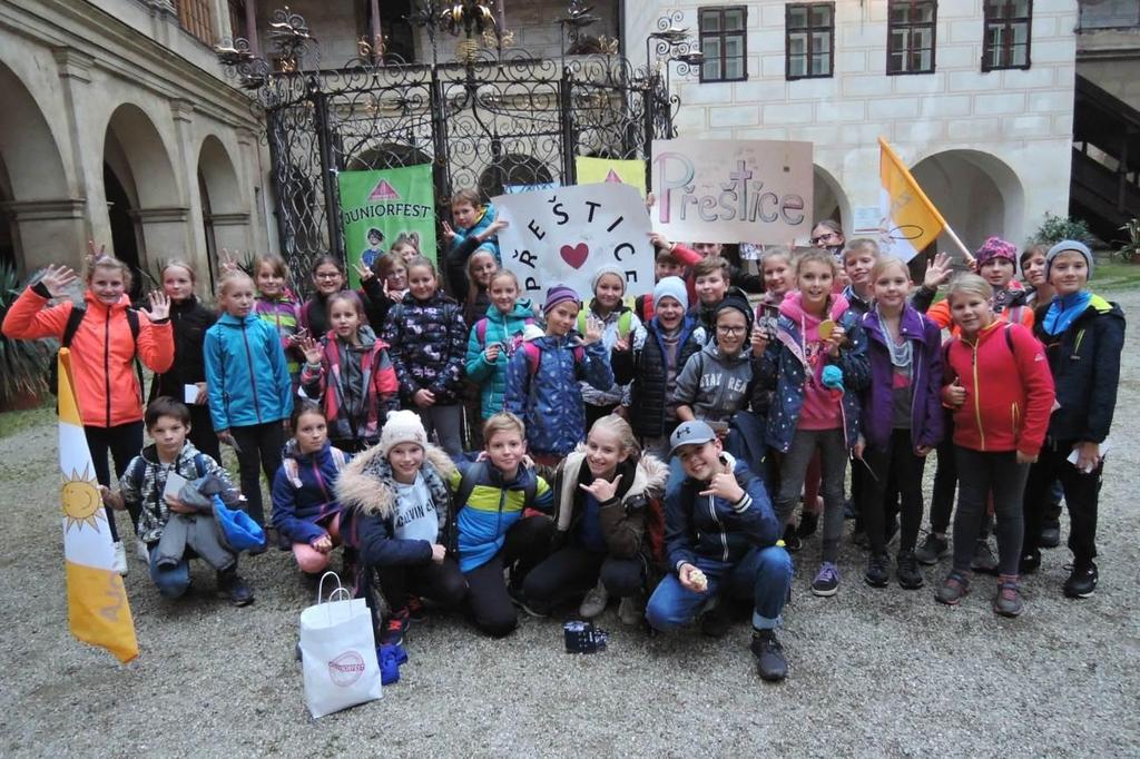 V rámci Juniorfestu se žáci účastnili naučně dovednostní soutěže Pevnost Týn v Horšovském Týnu Preventivní akce uskutečněné ve školním roce 2018/2019 Celá škola se účastnila Dne s IZS 28. 5.