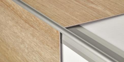 6 mm Multifunkční profil IVC Accessories - Elegantní hliníkový profil pro minimalistický design, který podlaze propůjčuje