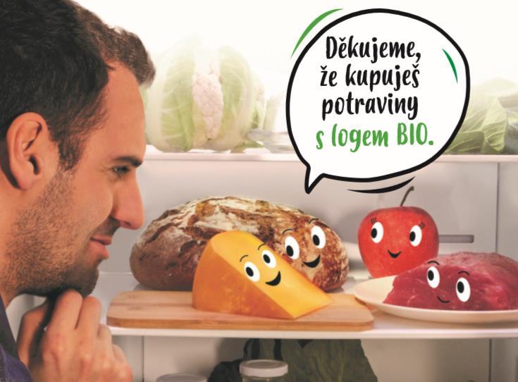 Hlavní zjištění Reklama a loga Alespoň jednu značku upozorňující na biopotraviny a produkty ekologického zemědělství si dokáže spontánně vybavit ¼ Čechů.