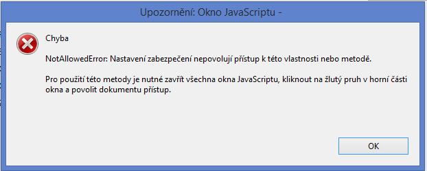 přístup k této vlastnosti nebo metodě Postup povolení 3.