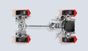 KULTIVOVANÝ VÝKON Mimořádně sebejistý pohonný systém vozu Range Rover Velar je pomocí promyšleně vyvinutých technologií dokonale vyladěn a připraven na bezproblémový přenos výkonu.