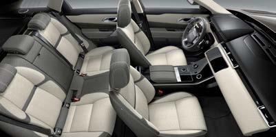 KROK 5 VYBERTE SI INTERIÉR PRÉMIOVÉ TKANINY Range Rover Velar nabízí osvěžující alternativu ke kůži moderní a nádherně zpracované tkaniny.