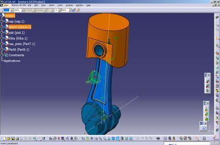Sestavy - Assembly Design Práce se sestavou a