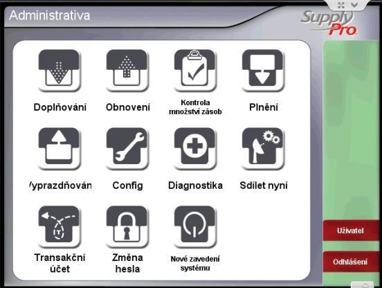 vhodné pro evidenci pohybů skladových položek ve větších halách a