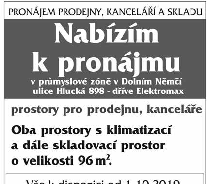 práci v mladém kolektivu Bližší informace na tel.