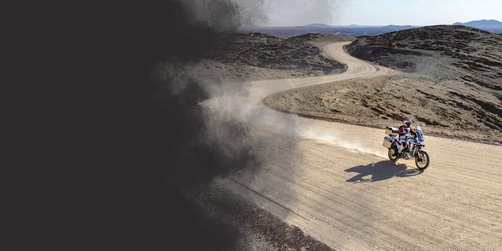 NA MOTOCYKLU AFRICA TWIN ADVENTURE SPORTS STRÁVÍTE HODNĚ ČASU. KONECKONCŮ, PROTO JSME HO VYROBILI.