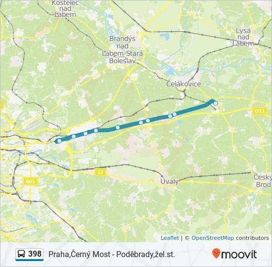 Pokyny: Mochov 10 zastávek Černý Most (14) Černý Most, Praha Chvaly Mezihoří 776/5, Horní Počernice Nádraží Horní Počernice Náchodská 615/138, Horní Počernice Na Kovárně Náchodská 121/218, Horní