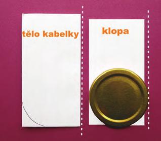 KABLKA S KLOPOU S PROUŽKY A PUNTÍKY NÁROČNOST ŠITÍ: Kabelka nepříliš velká, ale přesto se do ní vejde docela dost nezbytných věcí.