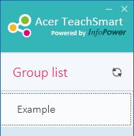 Acer TeachSmart - 37 Přidání se ke skupině Každý student musí být přihlášený ke svému účtu Microsoft a otevřít Acer TeachSmart.
