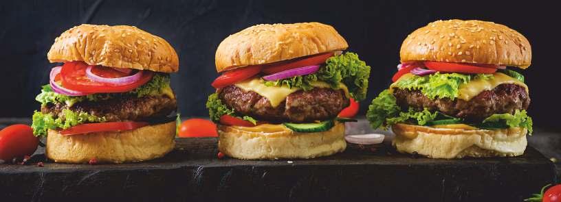 BURGER MENU = BURGER + POMFRIT BURGER MENU = BURGER + FRIES / BURGER MENU = BURGER + POMMES SMOKEHOUSE (MESO, ZELENA SALATA, HRSKAVA PANCETA, TOPLJENI DIMLJENI SIR, BBQ UMAK) Smokehouse (meat, green