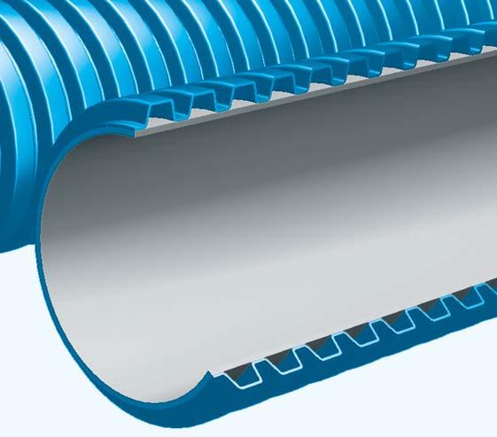 ULTRA COR Potrubí vyrobené z polypropylenu s nejvyšším E modulem dostupným na evropském trhu.