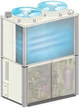ŘADA ECO G 3 Vylepšení v účinnosti proudění vzduchu Nový 3lopatkový ventilátor Tvar ventilátoru se 3 lopatkami je účinnější.