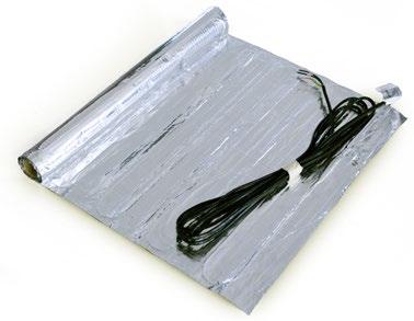 TOPNÉ OHOŽE A KABELY SUCHÁ INSTALACE EGULACE A PŘÍSLUŠENSTVÍ SMAT HOME ELEKTICKÁ TOPIDLA termo KABEL TOPNÉ KABELY TOPNÉ OHOŽE alumat nové Topná rohož s hliníkovou fólií pro temperování a vytápění