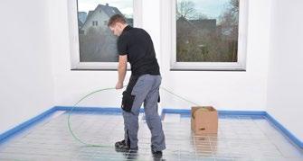 Samoregulační kabel snižuje riziko přehřátí povrchu podlahy. Jednoduchá regulace přímo ve vytápěné místnosti.