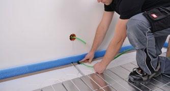 Samoregulační kabel ALPHA E-SSI přizpůsobuje svůj výkon automaticky potřebě tepla na centimetr přesně.
