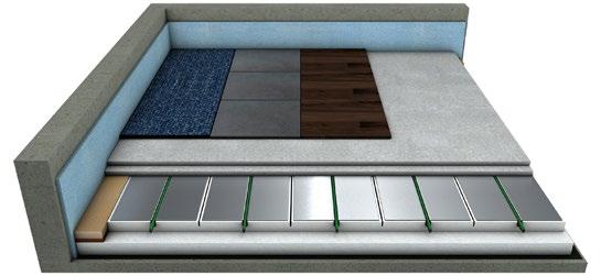 TOPNÉ OHOŽE A KABELY SUCHÁ INSTALACE EGULACE A PŘÍSLUŠENSTVÍ SMAT HOME ELEKTICKÁ TOPIDLA E-SSI E-SSI EPS 20 Systémová deska z polystyrenu pro řešení elektrického podlahového vytápění kvalitní tepelná