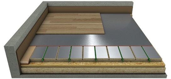 ELEKTICKÁ TOPIDLA SMAT HOME EGULACE A PŘÍSLUŠENSTVÍ SUCHÁ INSTALACE TOPNÉ OHOŽE A KABELY A E-SSI EKO 20 Systémová dřevovláknitá deska pro řešení elektrického podlahového vytápění E-SSI EKO