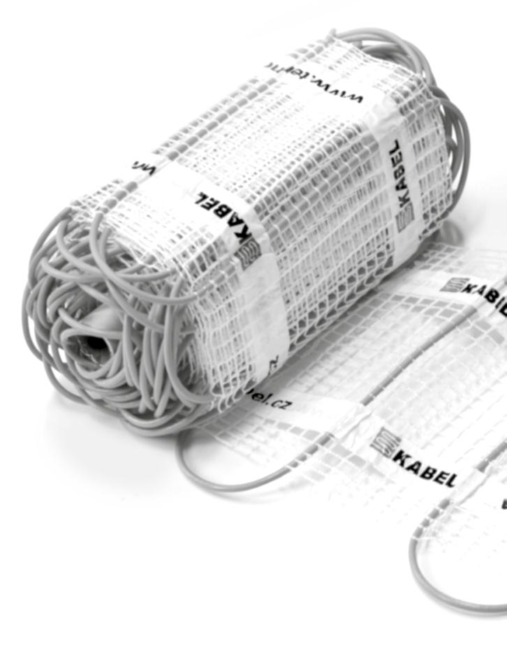 ELEKTICKÁ TOPIDLA SMAT HOME EGULACE A PŘÍSLUŠENSTVÍ SUCHÁ INSTALACE TOPNÉ OHOŽE A KABELY A termo KABEL TOPNÉ OHOŽE S UNIKÁTNÍ KONSTUKCÍ pro temperování a vytápění podlah VPLETENÝ TOPNÝ VODIČ