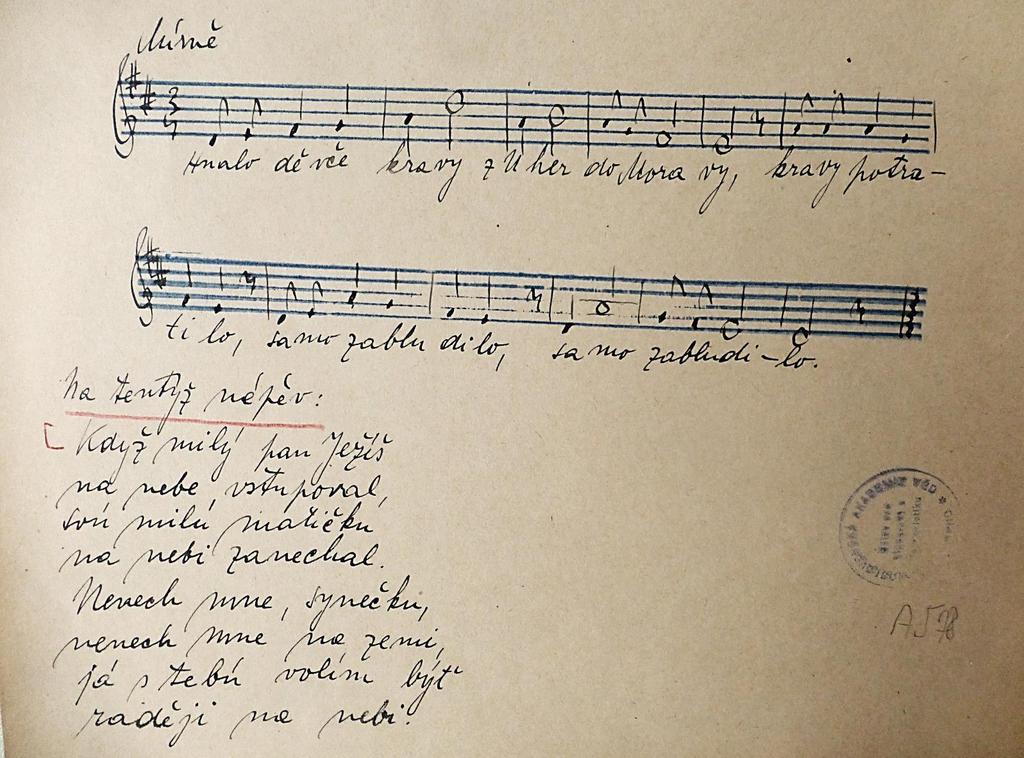 Melody as an indicator of regional reception.