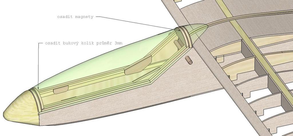 Na potažení celého modelu dvěma barvami