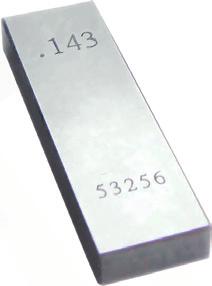 Měrky / Gauge blocks Koncové měrky - jednotlivé Ocelové: Obj. číslo (7 00000,5) Tvrdokovové: Obj. číslo + tk (7 00000,5tk) Keramické: Obj.