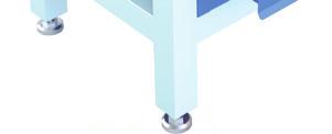 In general, it is advisable to support a plate with 5 points to ensure maximum stability.