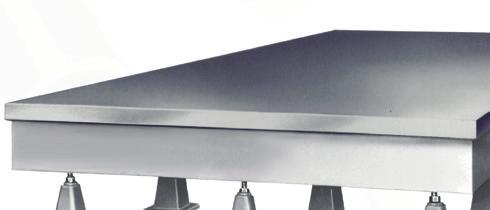 ) Surface plate stand Made from strength profiles Adjustable legs and points to balance the