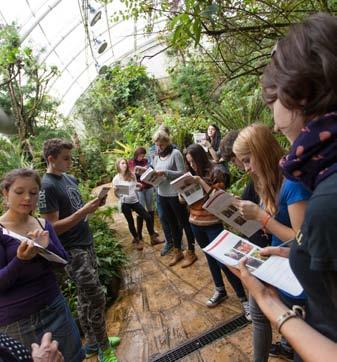 Kongresové centrum Praha I v roce 2016 botanická zahrada prezentovala výchovně-vzdělávací programy na veletrhu školství Schola Pragensis.