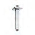 KLUDI A-QA 66 545 05-00 sprchové rameno pro vývod ze stropu L = 150 mm 66 544 05-00 sprchové ramínko L = 400 mm 66 543 05-00* L = 250 mm Hlavovou sprchu lze namontovat na strop nebo do
