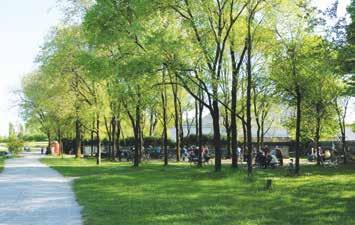 52 PARCO NORD MILANO, MILÁN, ITÁLIE Oblast příměstského parku Parco Nord Milano se nachází v údolí řeky Pád, proto již od nepaměti zde agrární činnost určovala ráz krajiny a byla zdrojem obživy