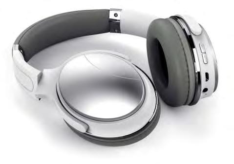 sluchátky. Bezdrátová sluchátka mají kapacitu baterie 430 mah, což vydrží zhruba na 6 hodin přehrávání hudby.