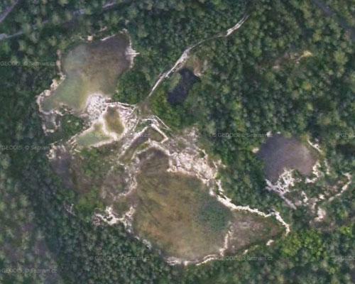 85 Zhodnocení usměrněné spontánní obnovy z hlediska vodních brouků CEP PÍSKOVNIČKA LČR Obr. 9. Pískovnička LČR, letecký snímek Lokalizace: Boh., Cep (7055c), Cep pískovnička LČR, 48 55.422 N 14 50.