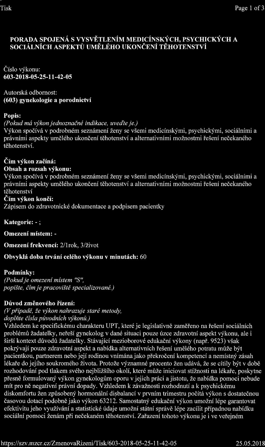 Page 1 of3 PORADA SPOJENA S VYSVETLENIM MEDICINSKVCH. PSYCHICKYCH A SoCIALNicrr,q.