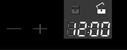 EN DESCRIPTION OF THE CONTROL PANEL 1. Part for setting the baking function and baking temperature 2. ON/OFF symbol and special functions 3.