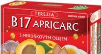 Obsahuje meruňková jádra s vitaminem B17. Hlíva ústřičná pochází z českých pěstíren. Reishi a rakytník podporují obranyschopnost organismu.