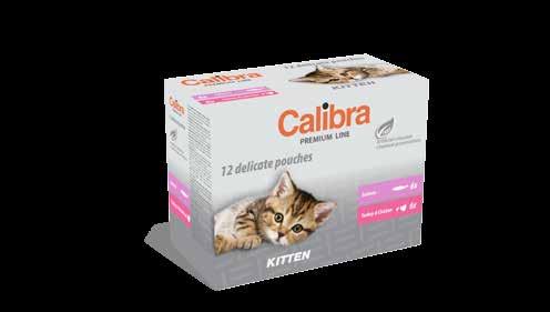premium vlhké premium vlhké Calibra Cat Premium Kitten multipack Kompletní, prémiové krmivo lahodné chuti v mixu kapsiček pro koťátka.