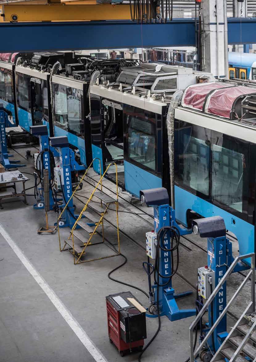 Tramvaje pro GÖTEBORG 15 vozů AnsaldoBreda Sirio