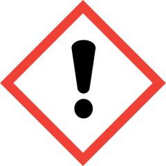 Datum revize: 1.6.2015 Strana 2/12 Výstražný symbol nebezpečnosti: Signální slovo: Varování Standardní věty o nebezpečnosti: H 319 Způsobuje vážné podráždění očí.