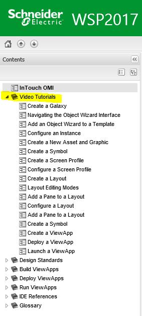 Strana 15 Videotutorial v nápovědě Nápověda k InTouch OMI a Application Serveru nyní obsahuje kromě klasické textové dokumentace také návody formou videa. Nápověda k InTouch OMI je ve formátu html.
