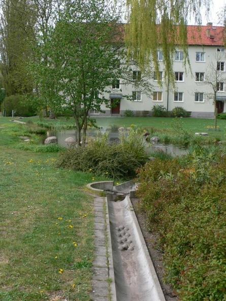 Veškerá dešťová voda je tedy oddělena v 5 školních dvorech.